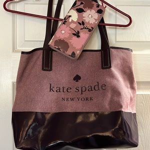 Beautiful Purple 100% Authentic Kate Spade Purse and Wallet.